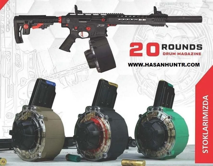 20 FİŞEK KAPASİTELİ TANBUR ŞARJÖR ORJİNAL FATURALI