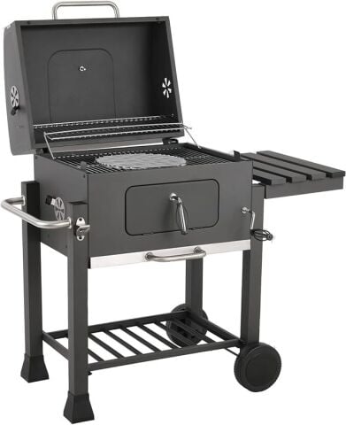 FLEXTAIL Memphis Fırınlı Mangal Kömürlü Mangal & Fırınlı Barbekü Paslanmaz Çelik Katlanır Ayaklı
