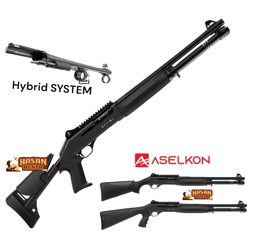 ASELKON S4 SİYAH AV TÜFEĞİ 12CAL