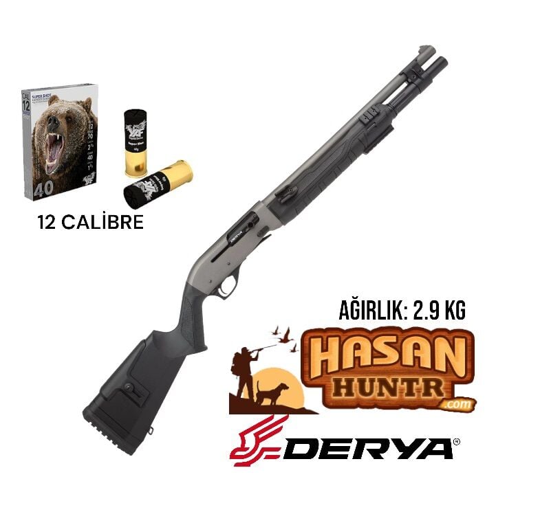 DERYA XT-410 TACTICAL YARI OTOMATİK AV TÜFEĞİ