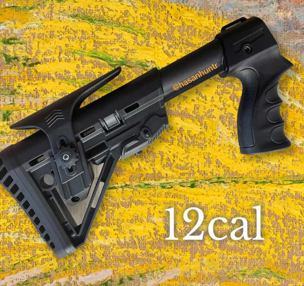 Üzümlü 12CAL Teleskopik Dipçik YANAK AYARLI