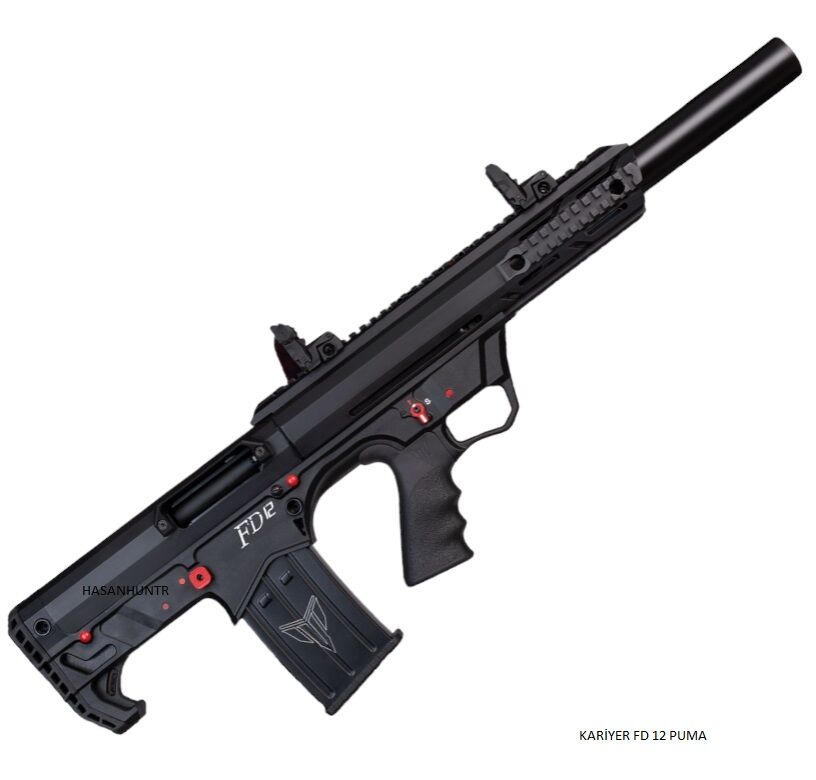 KARİYER FD12 PUMA SİYAH ÖZEL 12 CALİBRE AV TÜFEĞİ