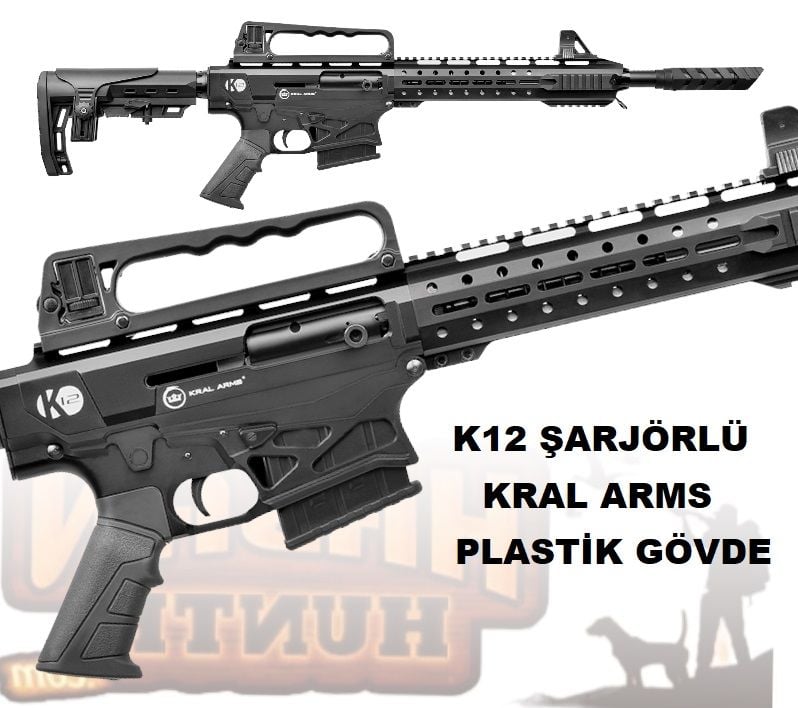 KRAL ARMS K 12 ŞARJÖRLÜ AV TÜFEKLERİ
