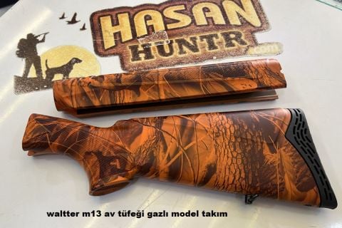 waltter m13 av tüfeği dipcik takım turuncu kamuflaj