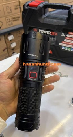 powerdex Pd-15000 Profesyonel Büyük Avcı Feneri 70w 7000 Lümen Zoomlu