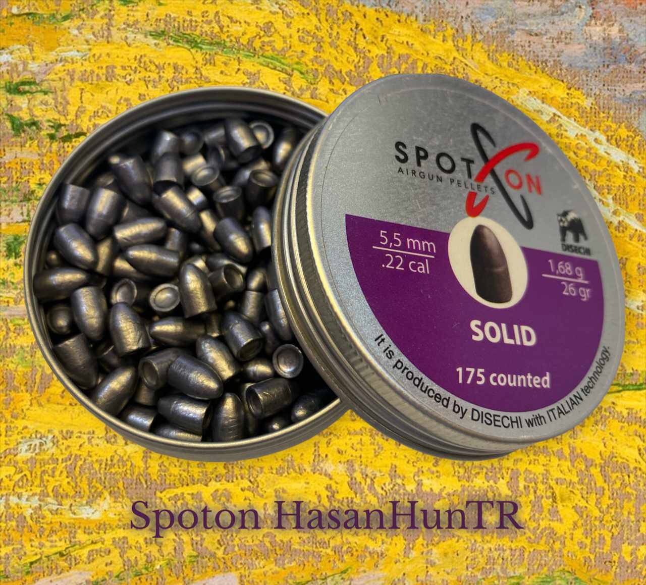 SPOTON SOLID 26 GRAIN 5,5 MM HAVALI TÜFEK SAÇMASI