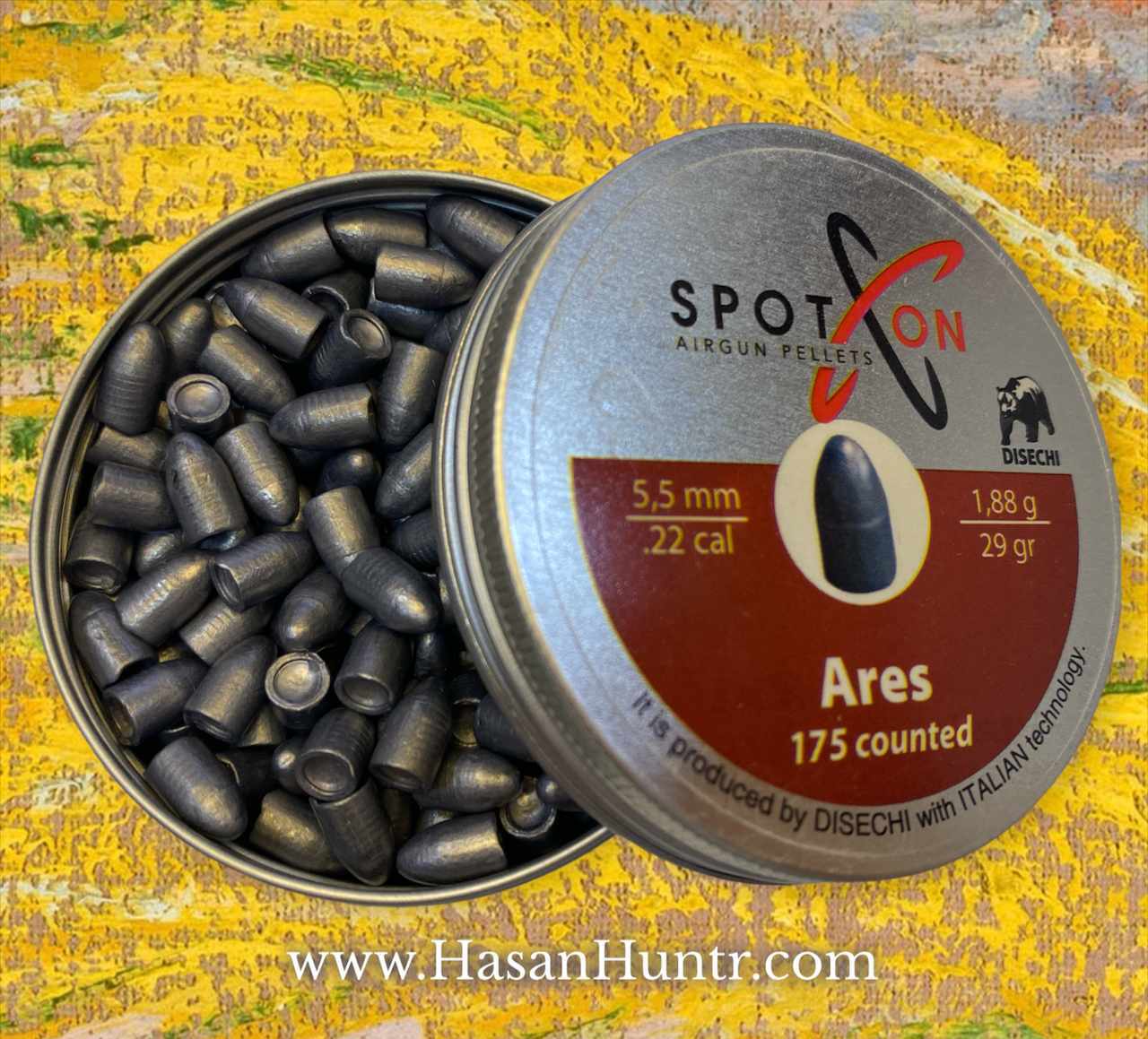 SPOTON ARES 5.5MM HAVALI TÜFEK SAÇMASI 29GR