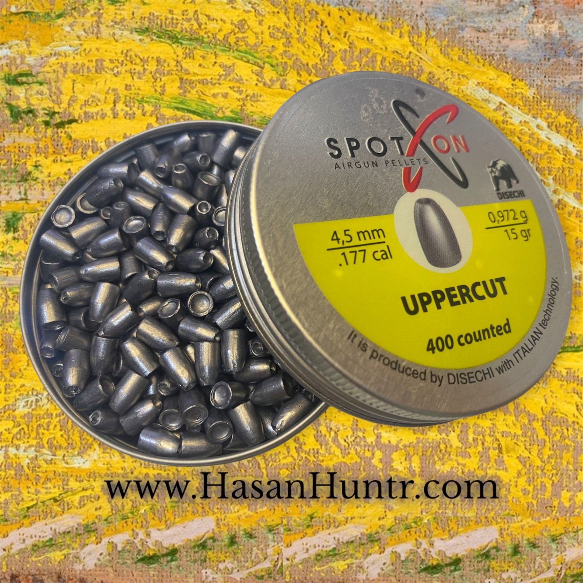 Spoton Uppercut Solid Havalı Saçma (4,5 mm - 15 grain)