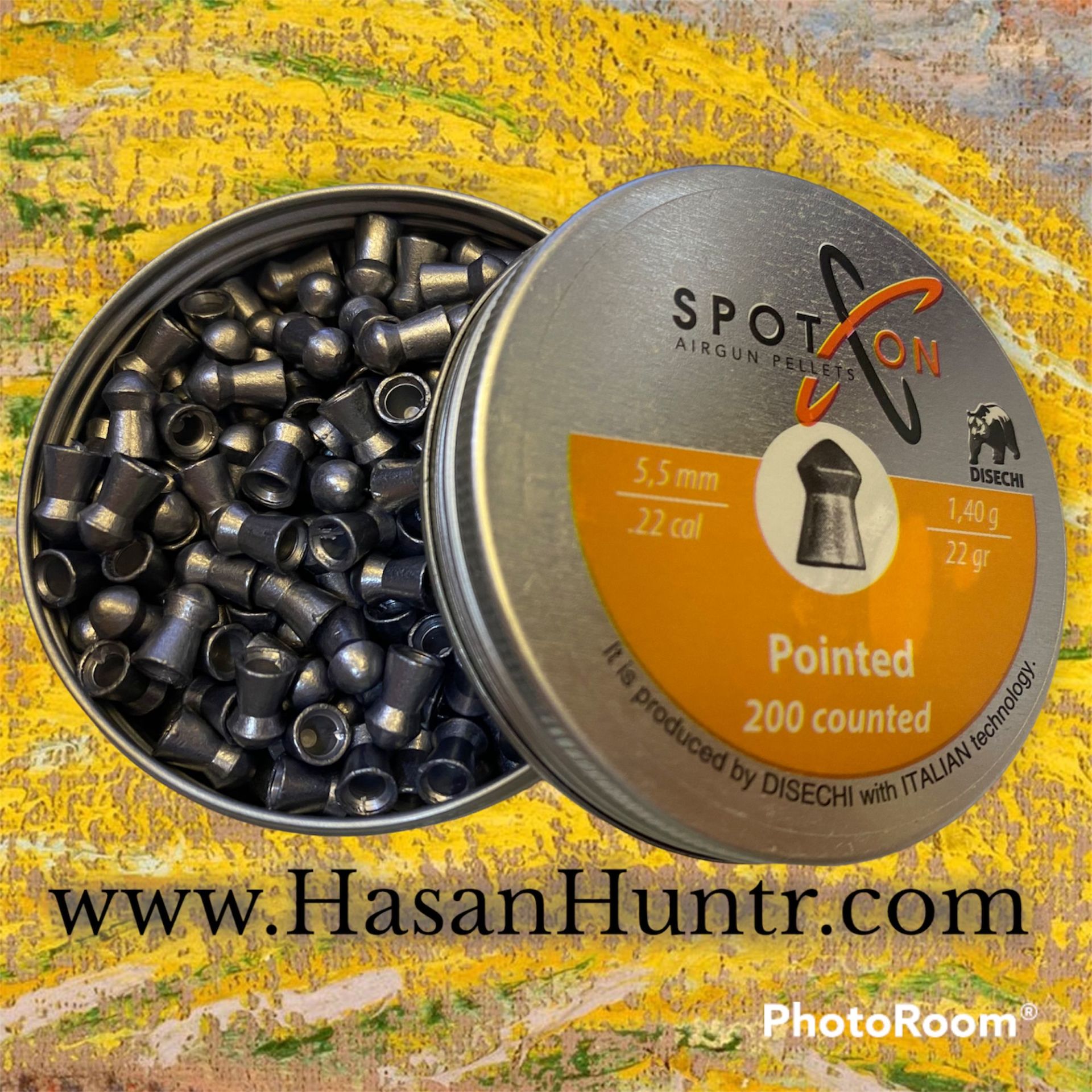 SPOTON MARKA 5,5MM 22GR HAVALI SAÇMA pointed