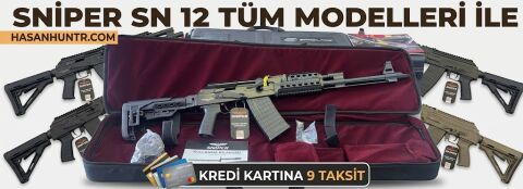 SNİPER SN-12 SİYAH TAKTİKAL ŞARJÖRLÜ AV TÜFEĞİ