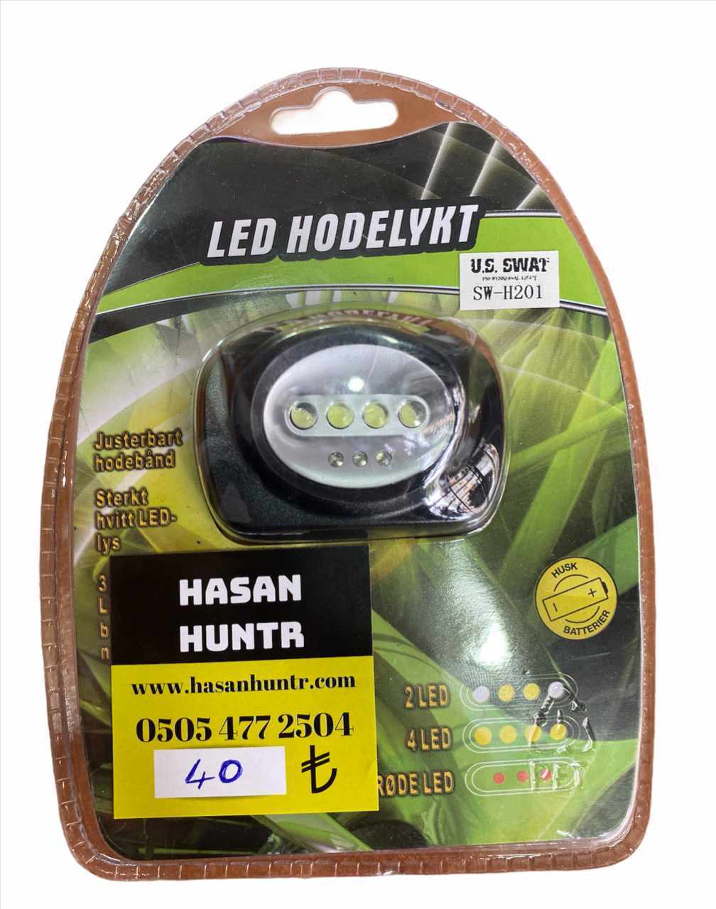 Swat H201 Ledli Kafa Feneri