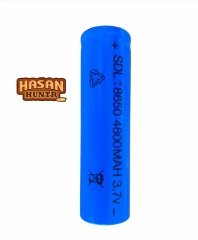 Şarjlı Pil 18650 3.7V 4800 MAH Şarj Edilebilir Pil El Feneri Pili