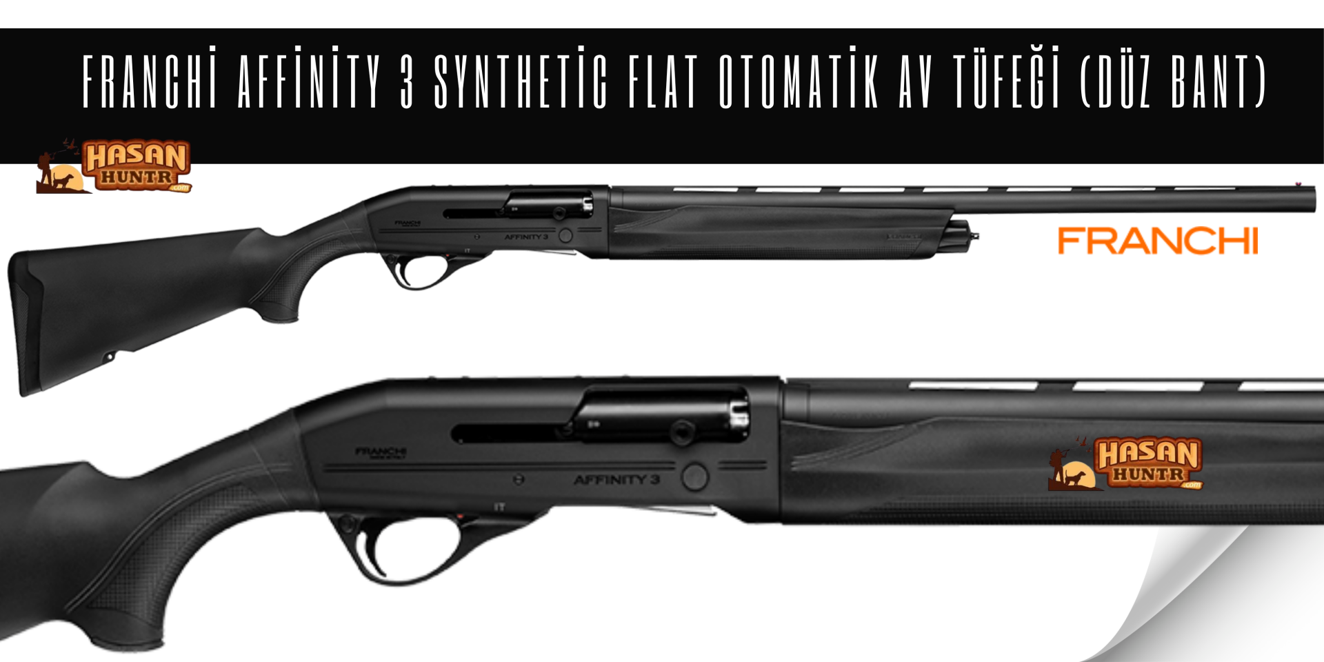Franchi Affinity 3 Synthetic FLAT Otomatik Av Tüfeği (Düz Bant)