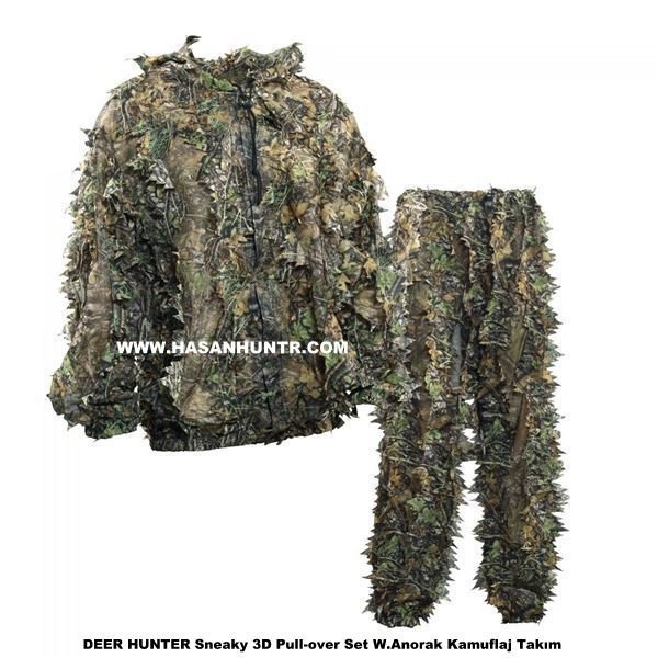 DEER HUNTER Sneaky 3D Pull-over Set W.Anorak Kamuflaj Takım