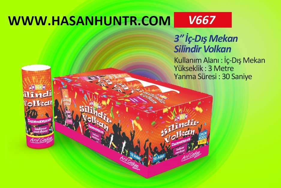 Yertaş Silindir Masa Volkanı