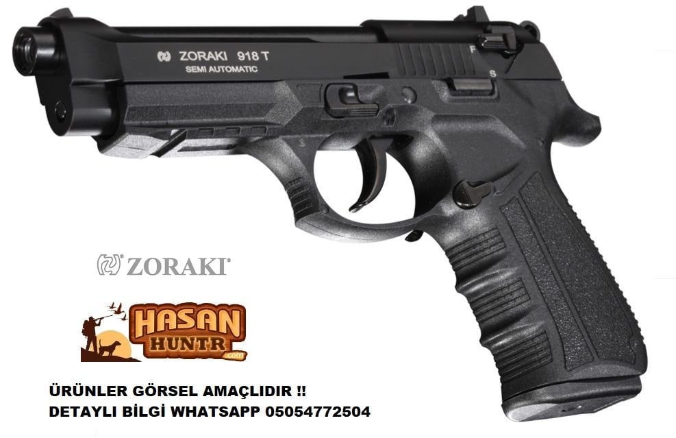 ZORAKİ 918-T MODEL KURUSIKI TABANCA YENİ SERİ