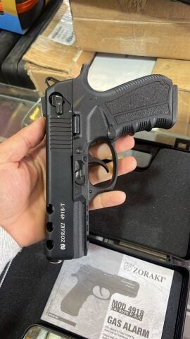 Zoraki 4918 Kurusıkı Ses Tabancası (9 mm P.A.K. - Mat Siyah - 18+1 Şarjörlü)