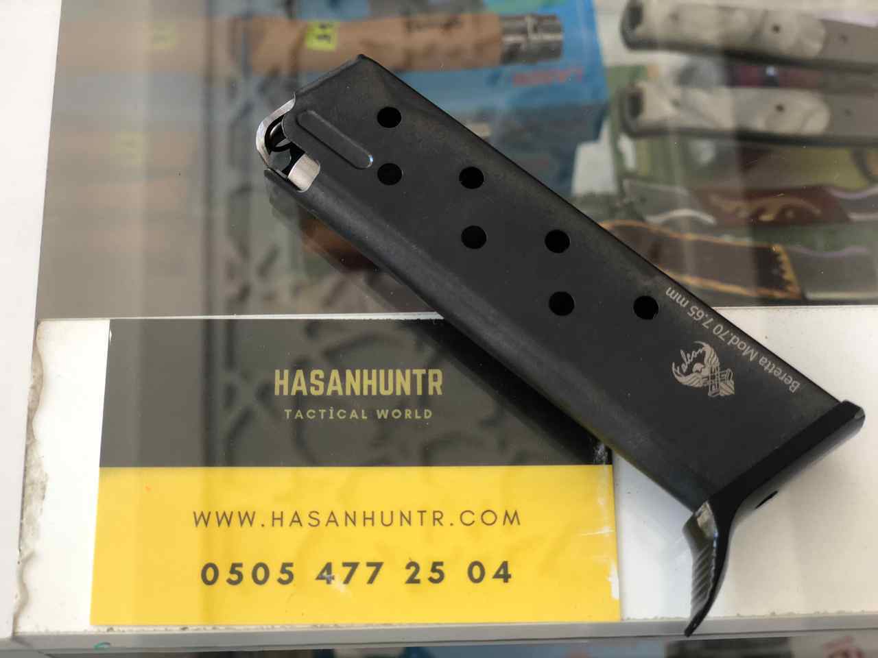 DÜĞMELİ BARETTA 7.65 şarjör