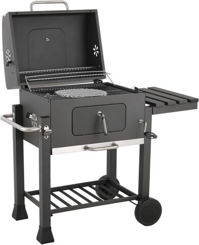 FLEXTAIL Memphis Fırınlı Mangal Kömürlü Mangal & Fırınlı Barbekü Paslanmaz Çelik Katlanır Ayaklı