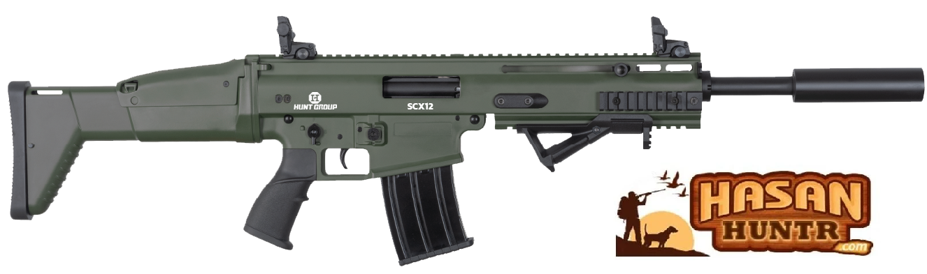 HUNT GROUP SCX-12 PLASTİK HAKİ