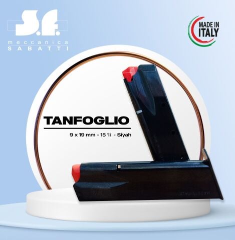 SABATTI TANFOGLIO - SAR KILIÇ 2000, MEGA, K11 15RD YEDEK ŞARJÖR SİYAH