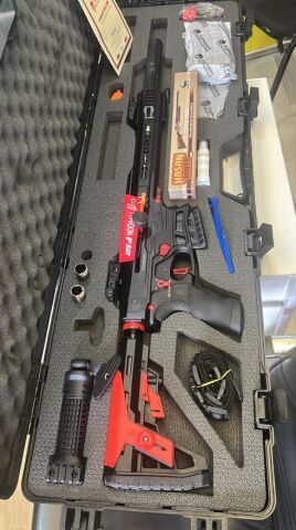 TYPHOON F12 PUMA KIRMIZI PARÇACIKLI ŞARJÖRLÜ AV TÜFEĞİ