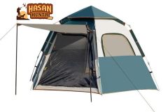 DFT Tek Kat Oto. Çadır 2,8x2,8x1,5 cm - Yeşil-Bej