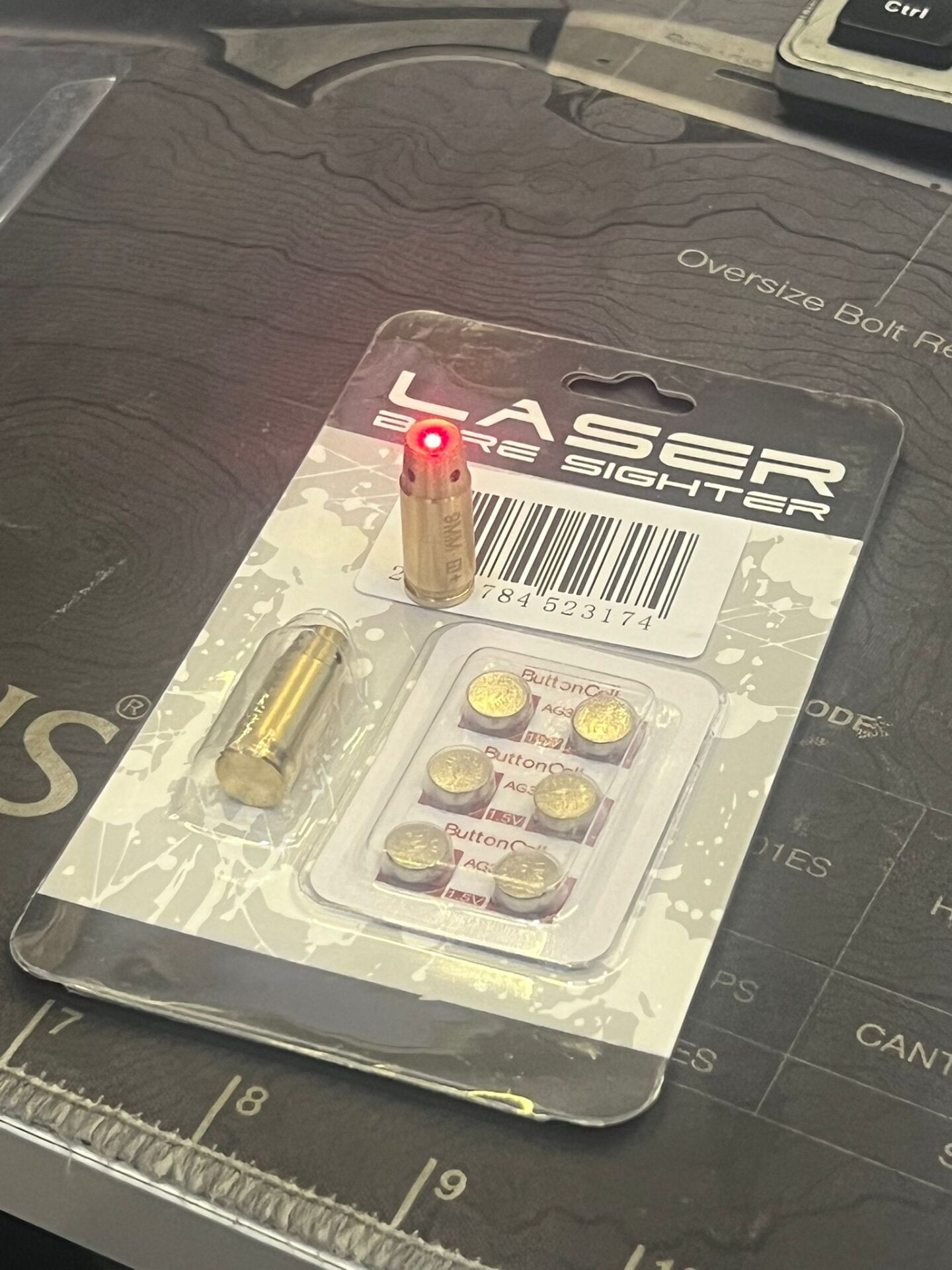 9mm tabanca sıfırlama lazeri