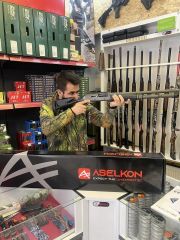 ASELKON S4  NATO GREEN HYBRID TAKTİK TELESKOPİK YARI OTOMATİK AV TÜFEĞİ