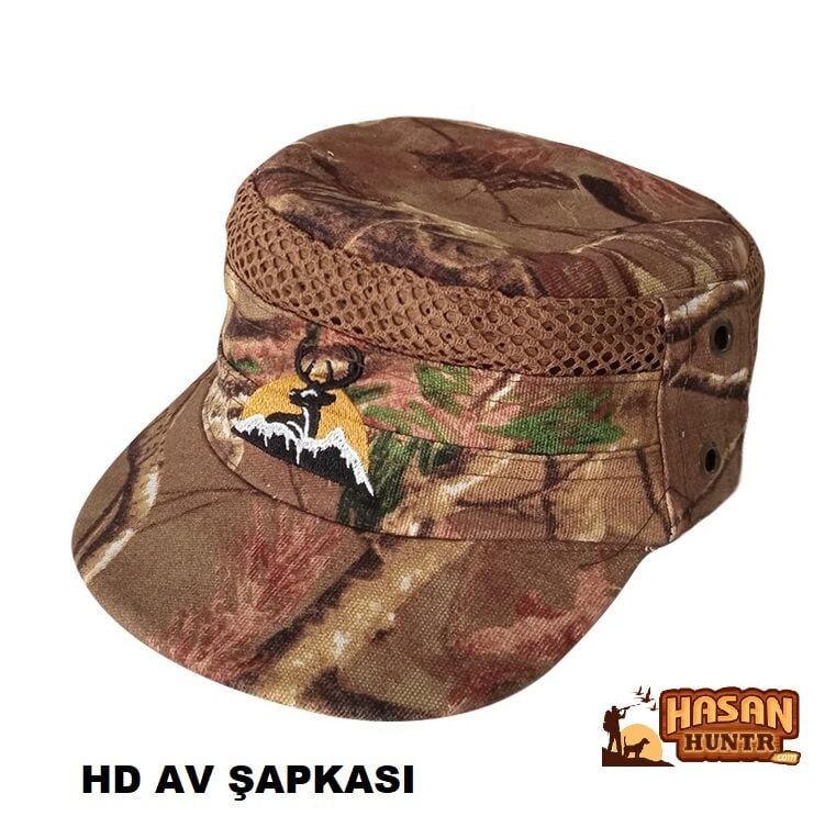 ASİL HD KAMUFLAJ AV ŞAPKASI FİLELİ MODEL