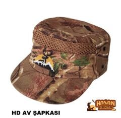 ASİL HD KAMUFLAJ AV ŞAPKASI FİLELİ MODEL