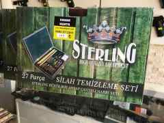 STERLING AHŞAP ÇANTALI HARBİ SETİ