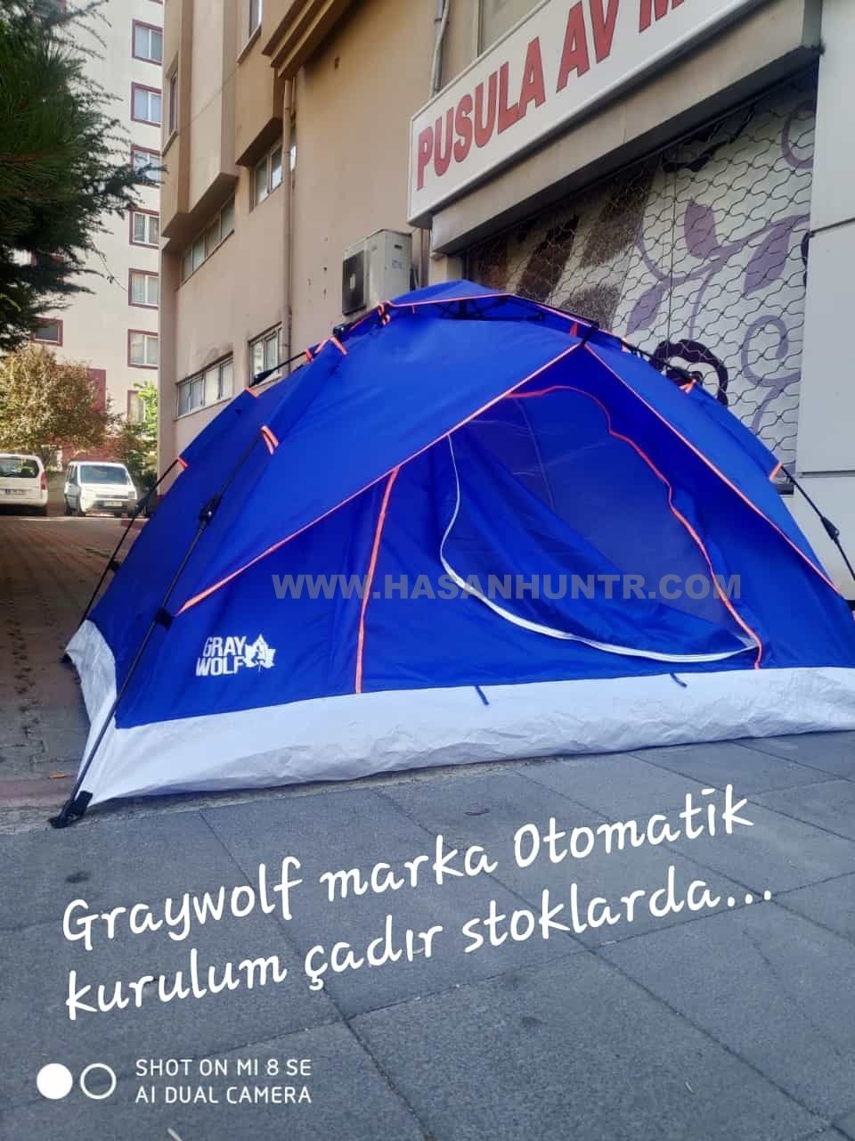 GRAYWOLF 3 KİŞİLİK OTOMATİK ÇADIR