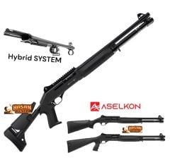 ASELKON S4 SİYAH AV TÜFEĞİ 12CAL