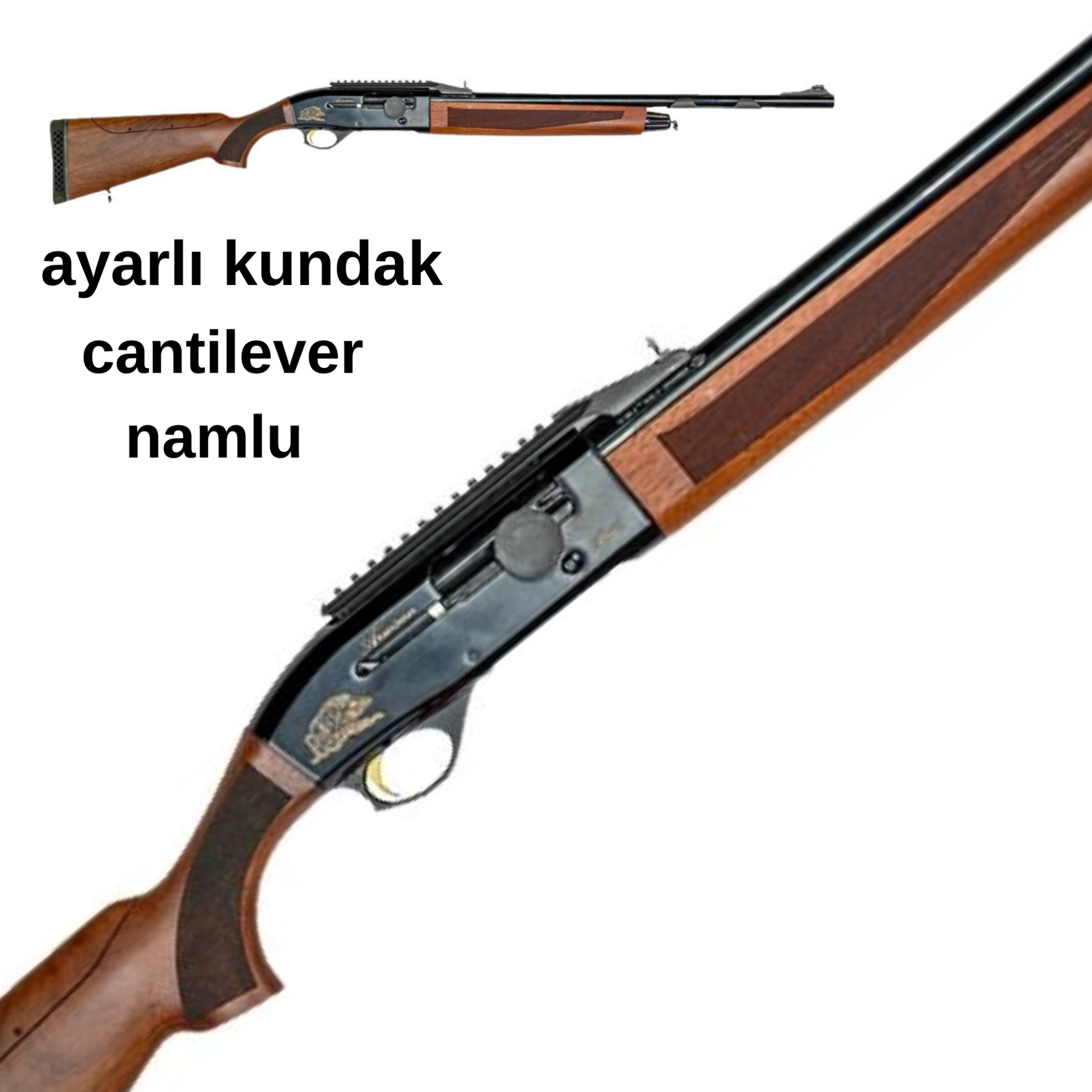 Armsan A612 DW Slug Boar Cantilever Ayarlı Kundak Yarı Otomatik Av Tüfeği