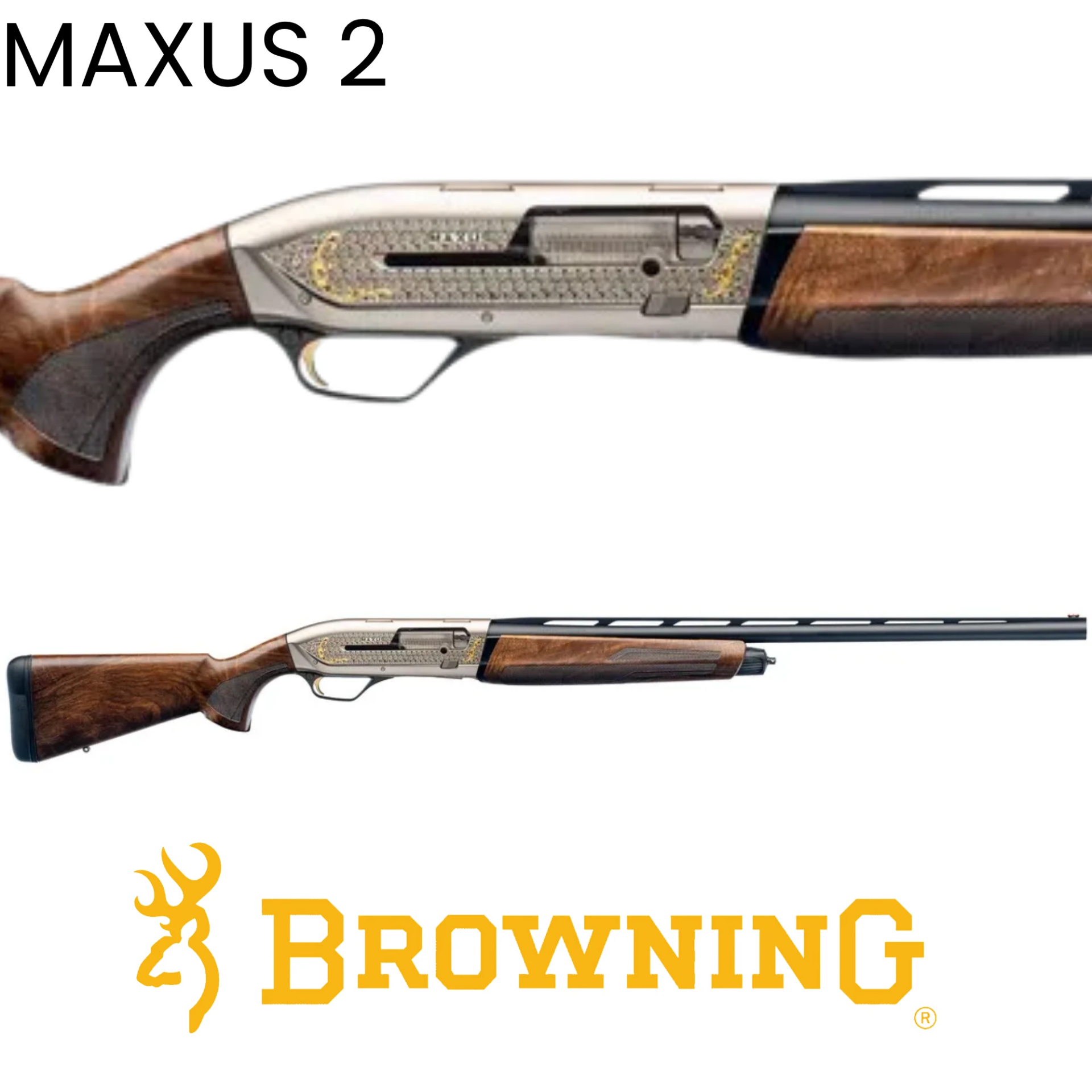 Browning Maxus 2 Ultimate Golden Ducks Yarı Otomatik Av Tüfeği