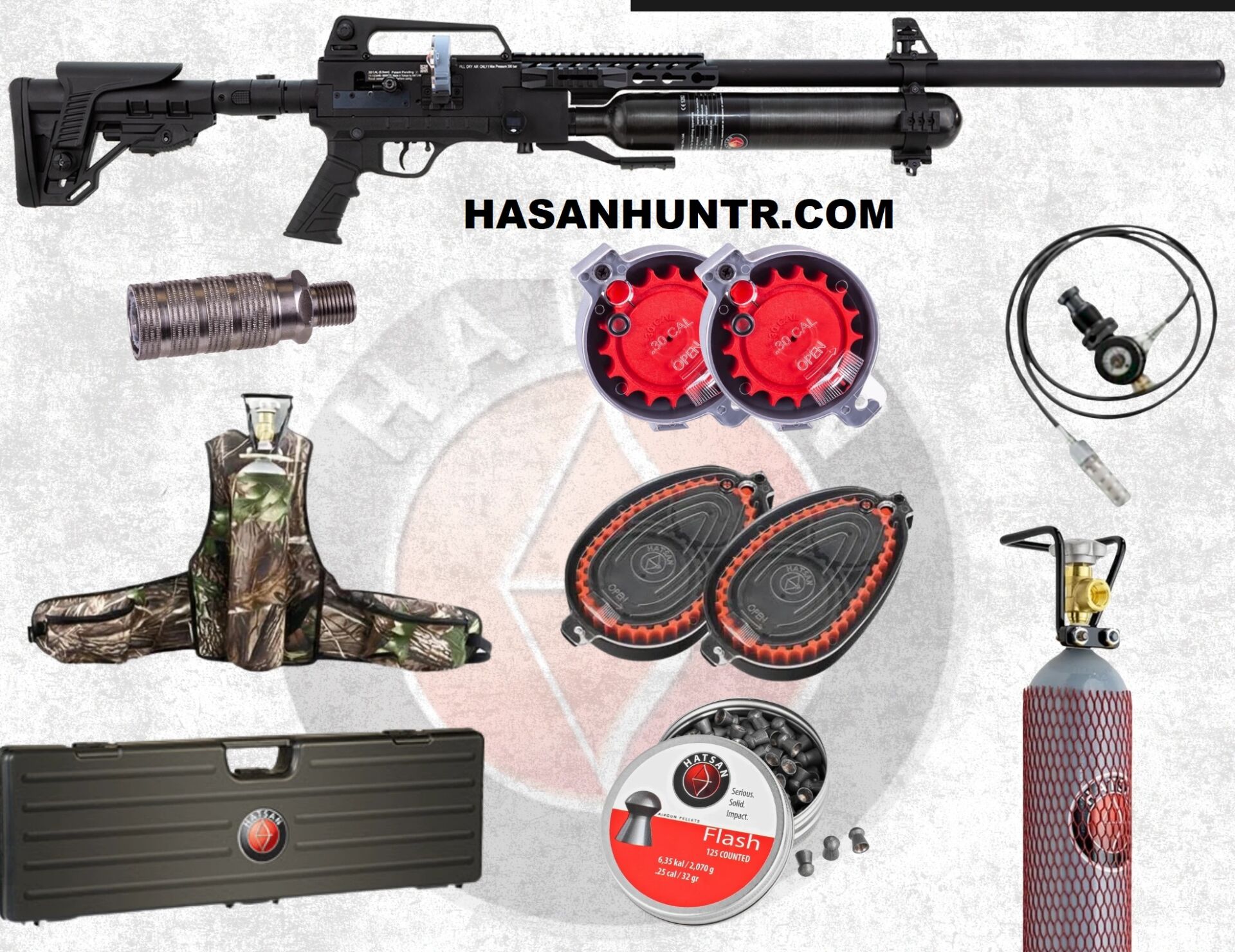 Hatsan Blitz 777 Tam Otomatik 6.35mm PCP Kampanyalı Set