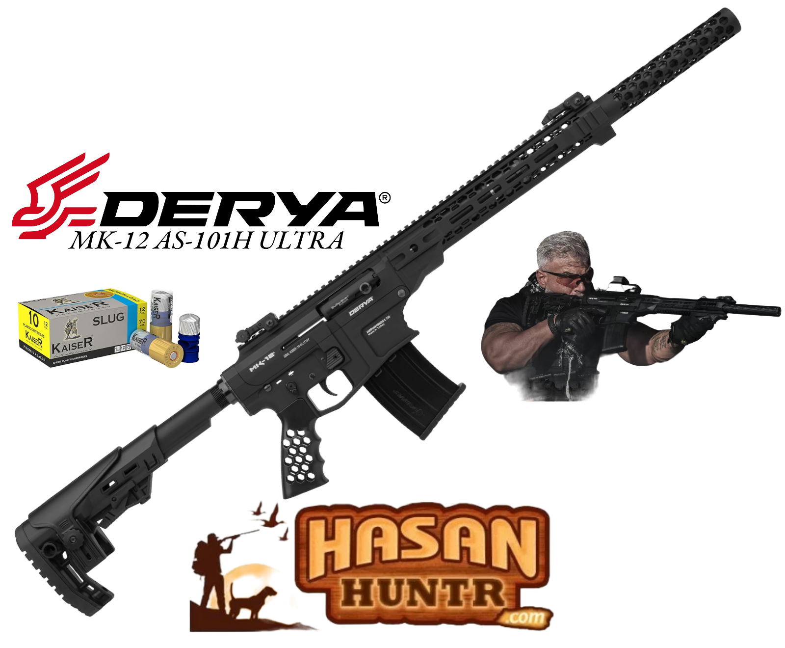 DERYA AS101H ULTRA 12 CAL ŞARJÖRLÜ TÜFEK