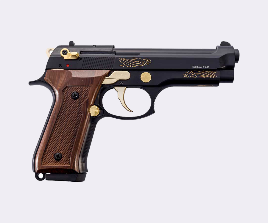 Blow F92 İşlemeli Altın Parçalı Kurusıkı Tabanca