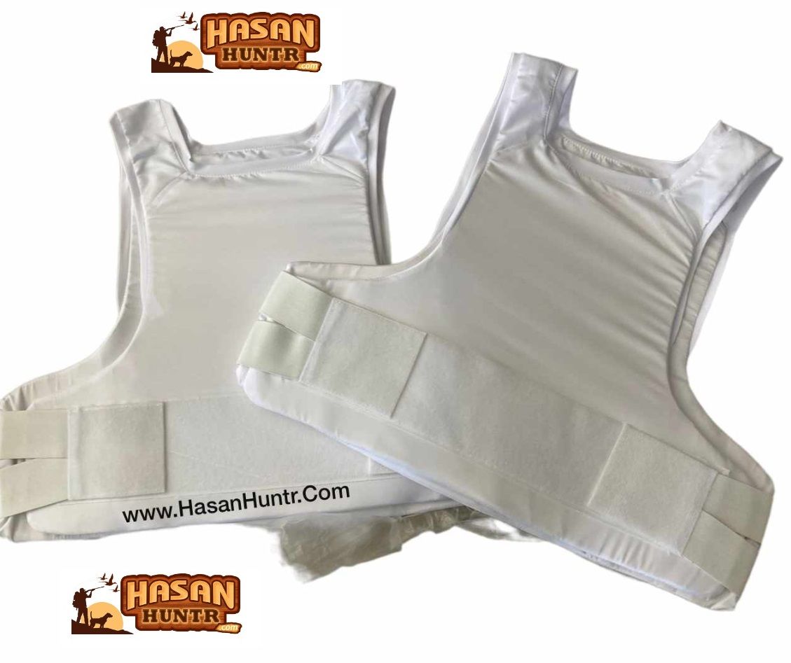 Çelik Yelek Gömlek Altı Beyaz 3A(9 mm Korumalı)