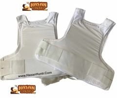 Çelik Yelek Gömlek Altı Beyaz 3A(9 mm Korumalı)