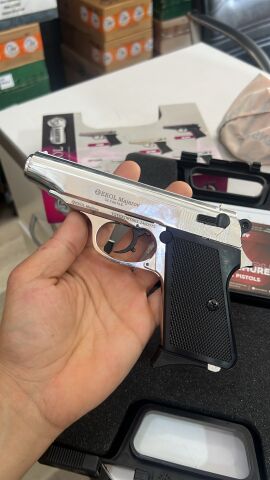 Ekol Voltran Majarov Kurusıkı Tabanca – Parlak Krom9mm