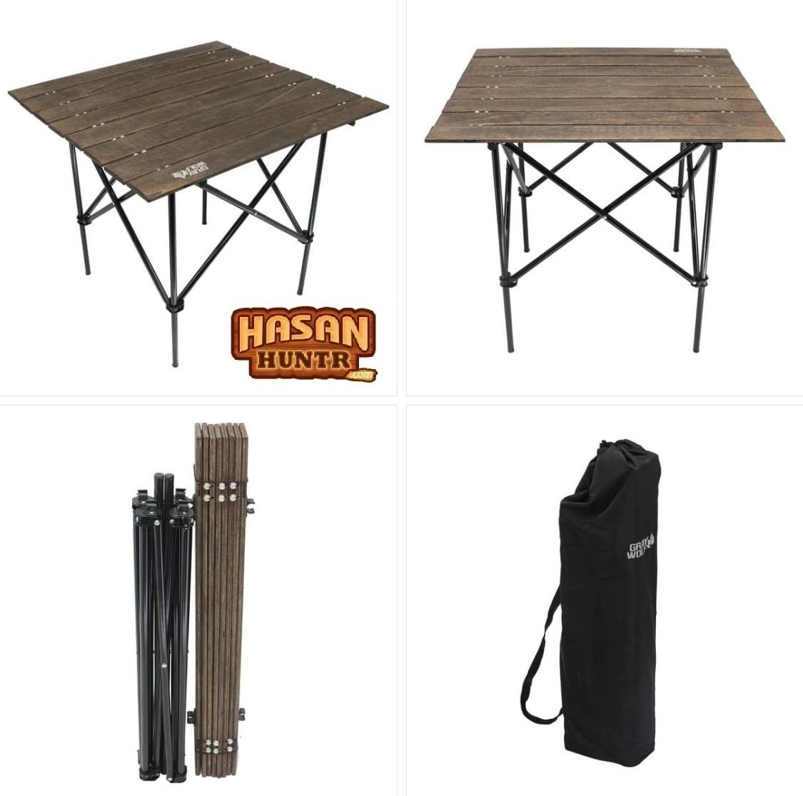 GRAYWOLF KATLANIR KAMP MASASI AHŞAP