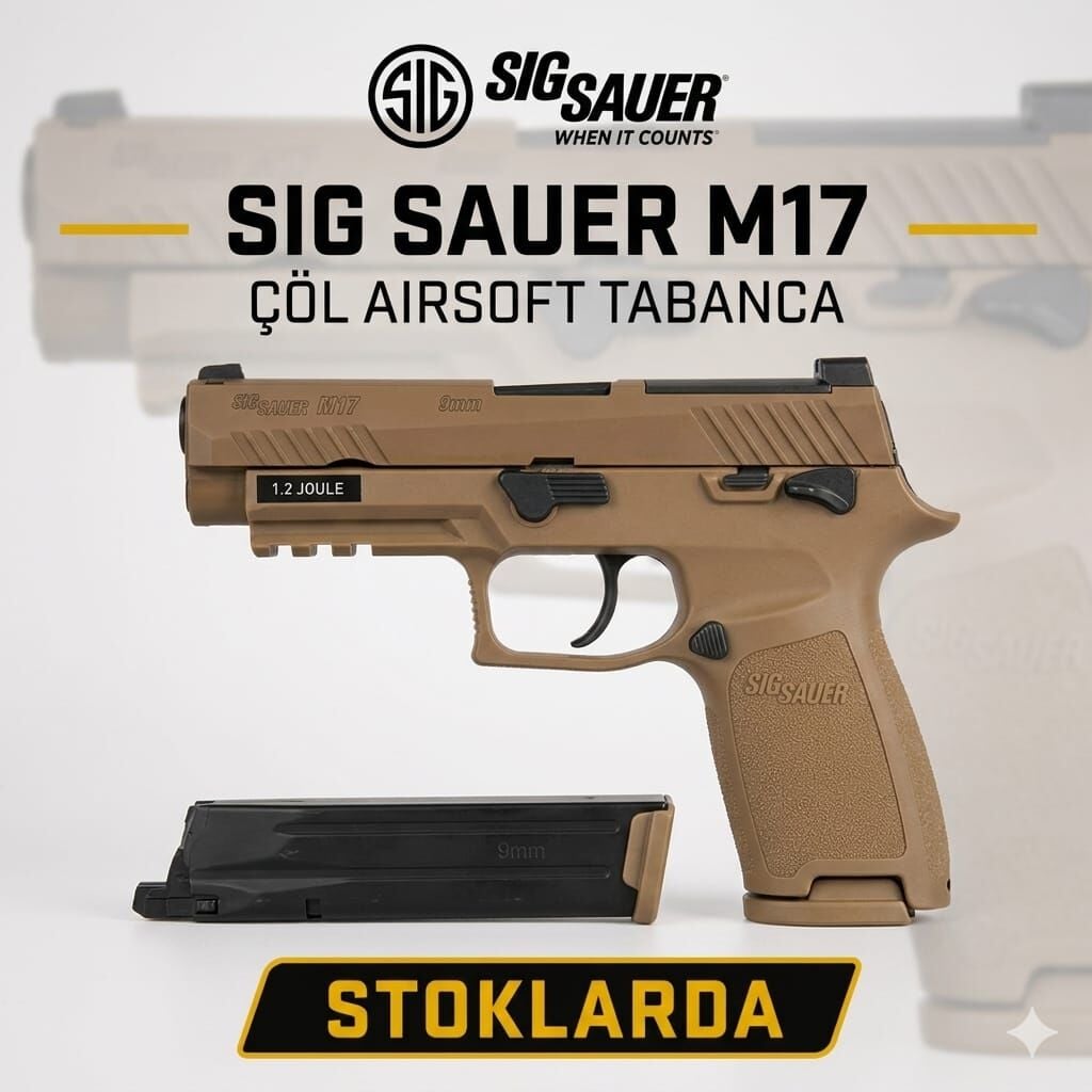 SIG SAUER M17 DESERT BLOWBACK HAVALI TABANCA
