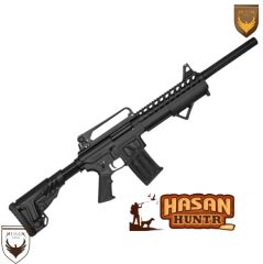 HUSAN ARMS 12GA POMPALI ŞARJÖRLÜ METAL GÖVDE