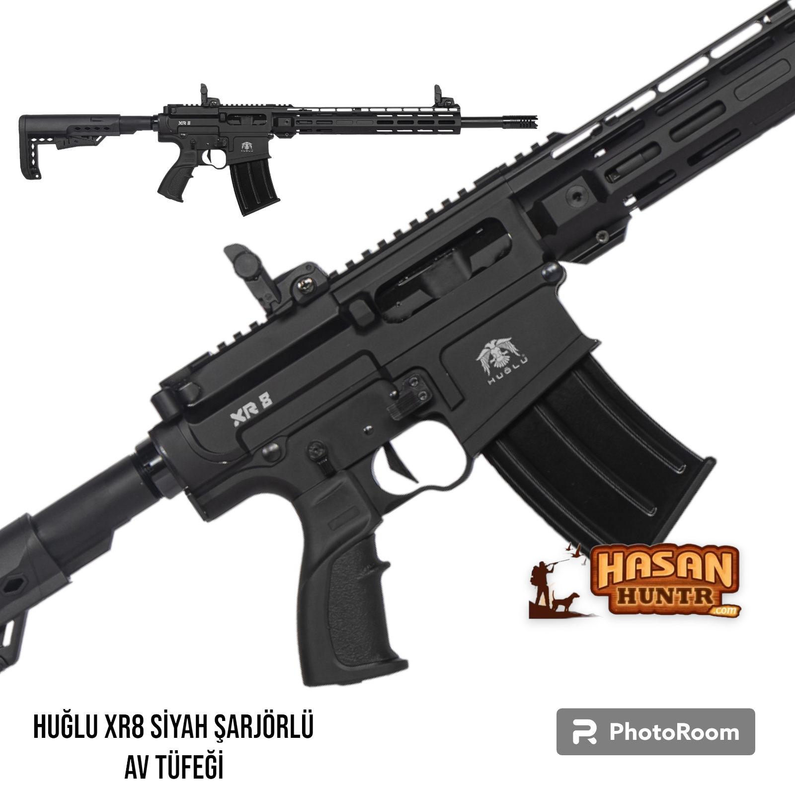 HUĞLU XR8 SİYAH ŞARJÖRLÜ AV TÜFEĞİ