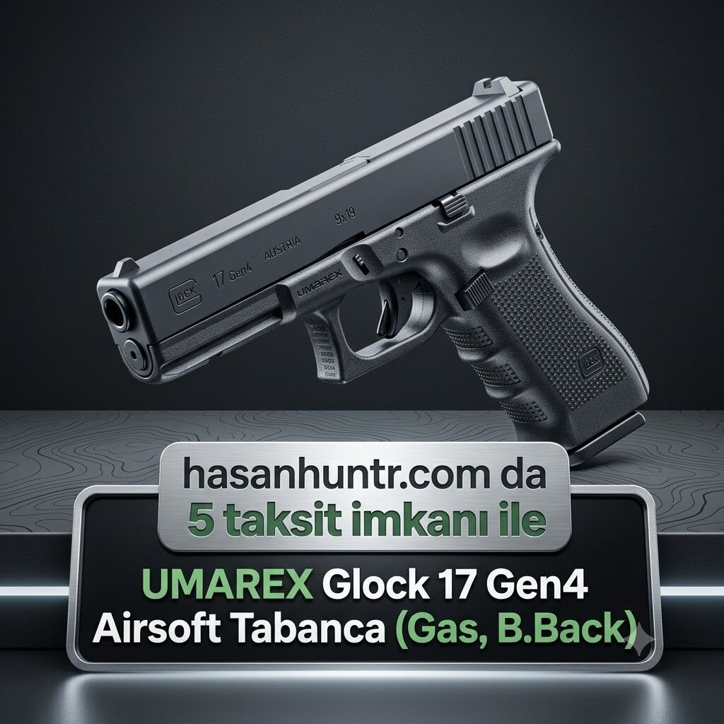UMAREX Glock 17 Gen4 Airsoft Tabanca - Gas, B.Back