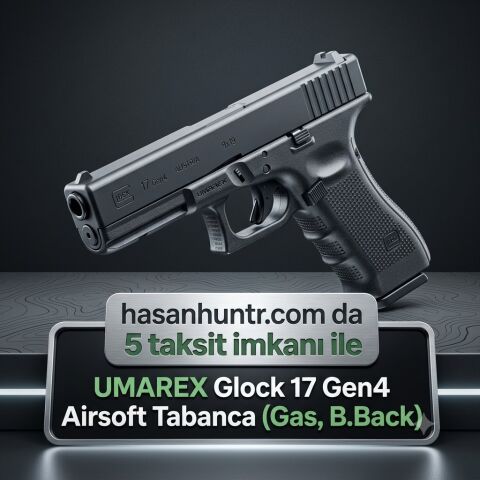 UMAREX Glock 17 Gen4 Airsoft Tabanca - Gas, B.Back
