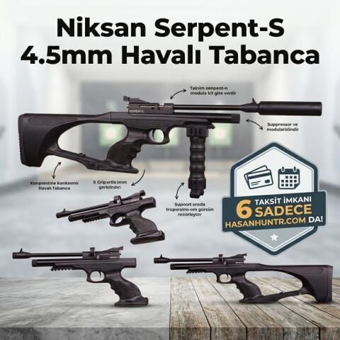 Niksan Serpent-S 4.5mm Havalı Tabanca