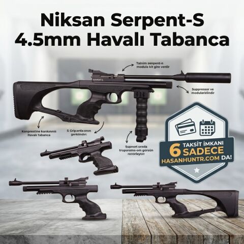 Niksan Serpent-S 4.5mm Havalı Tabanca